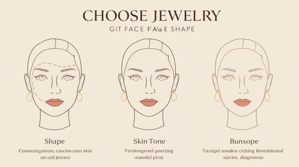 How to Pick Jewellery Based on Face Shape and Skin Tone, simple withought content